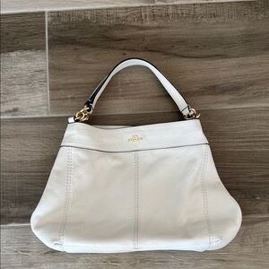 Coach Lexy pebbled leather shoulder bag